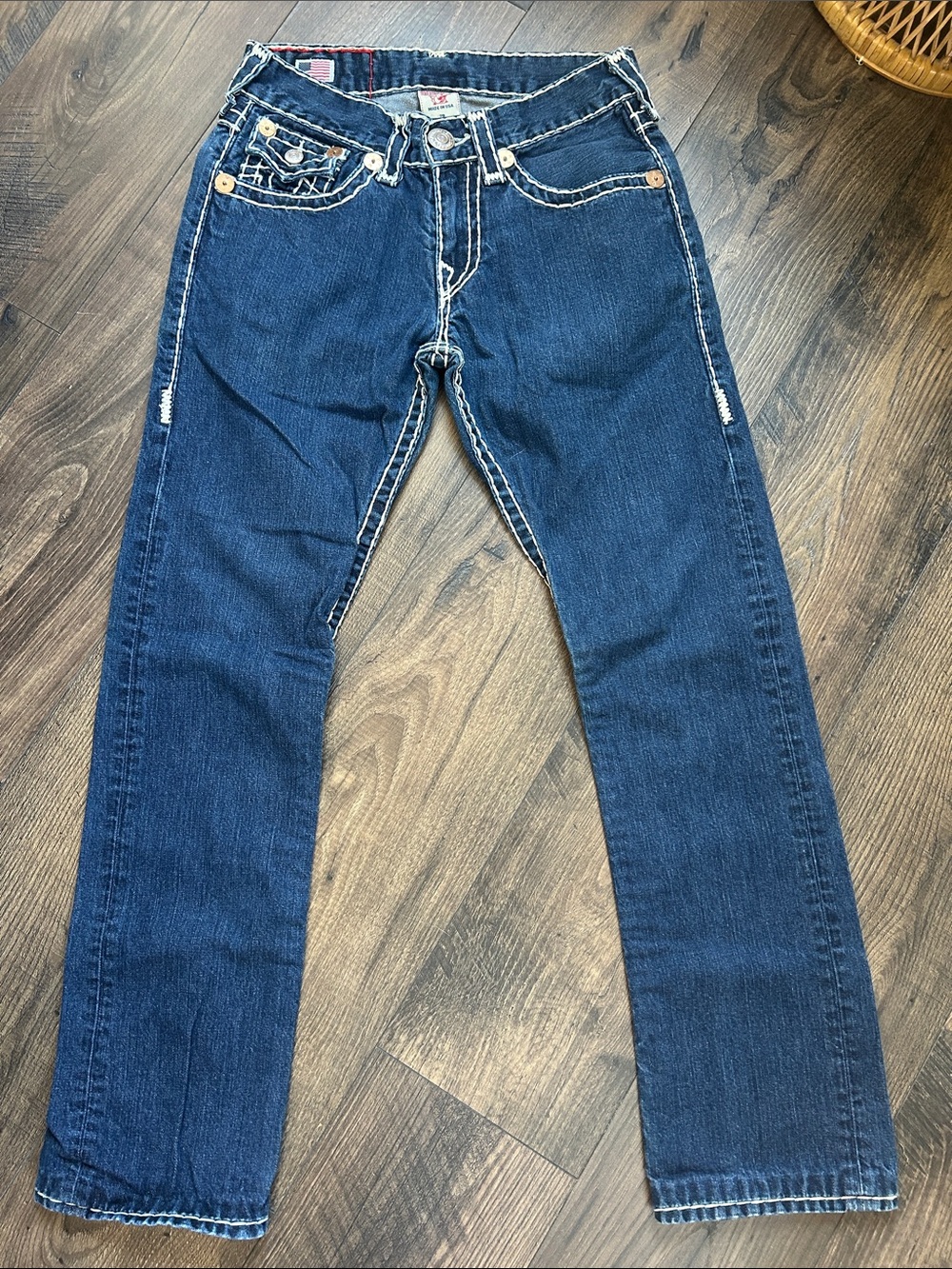True Religion Joey Super T Dark Wash Jeans Size 29 Made in USA